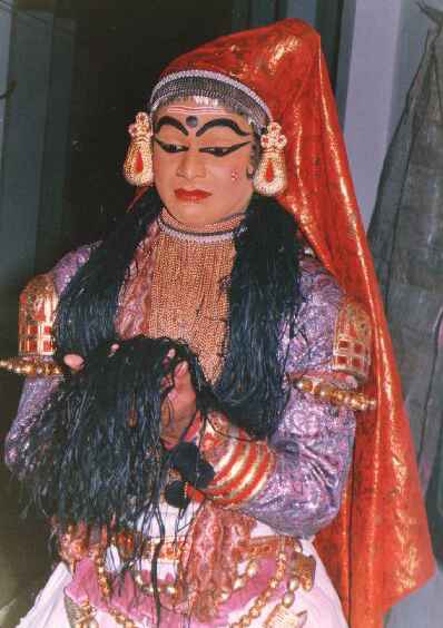 Kalamandalam Sivadas as Paanchali in Duryodhanavadham