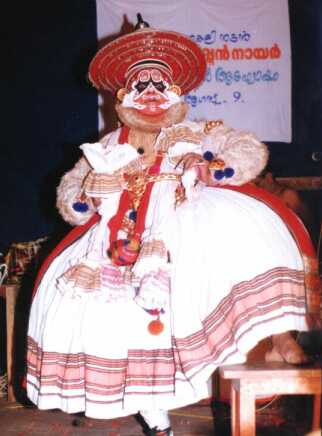 V.P. Ramakrishnan Nair as Hanuman in Kalyanasougandhikam