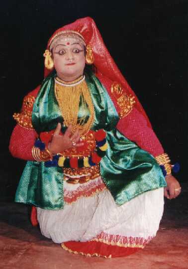 Kalamandalam Venkitt performing a Strivesham
