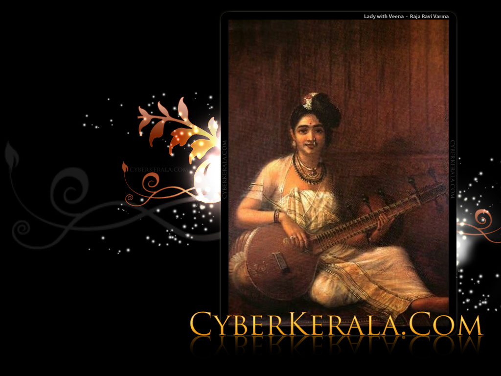 Wallpaper - Lady with Veena